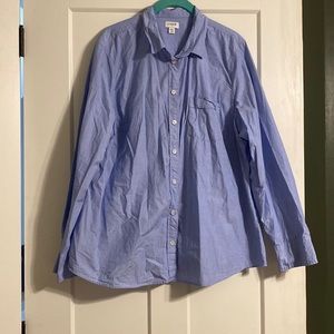 Gently Used JCrew Factory chambray button down shirt size XXL